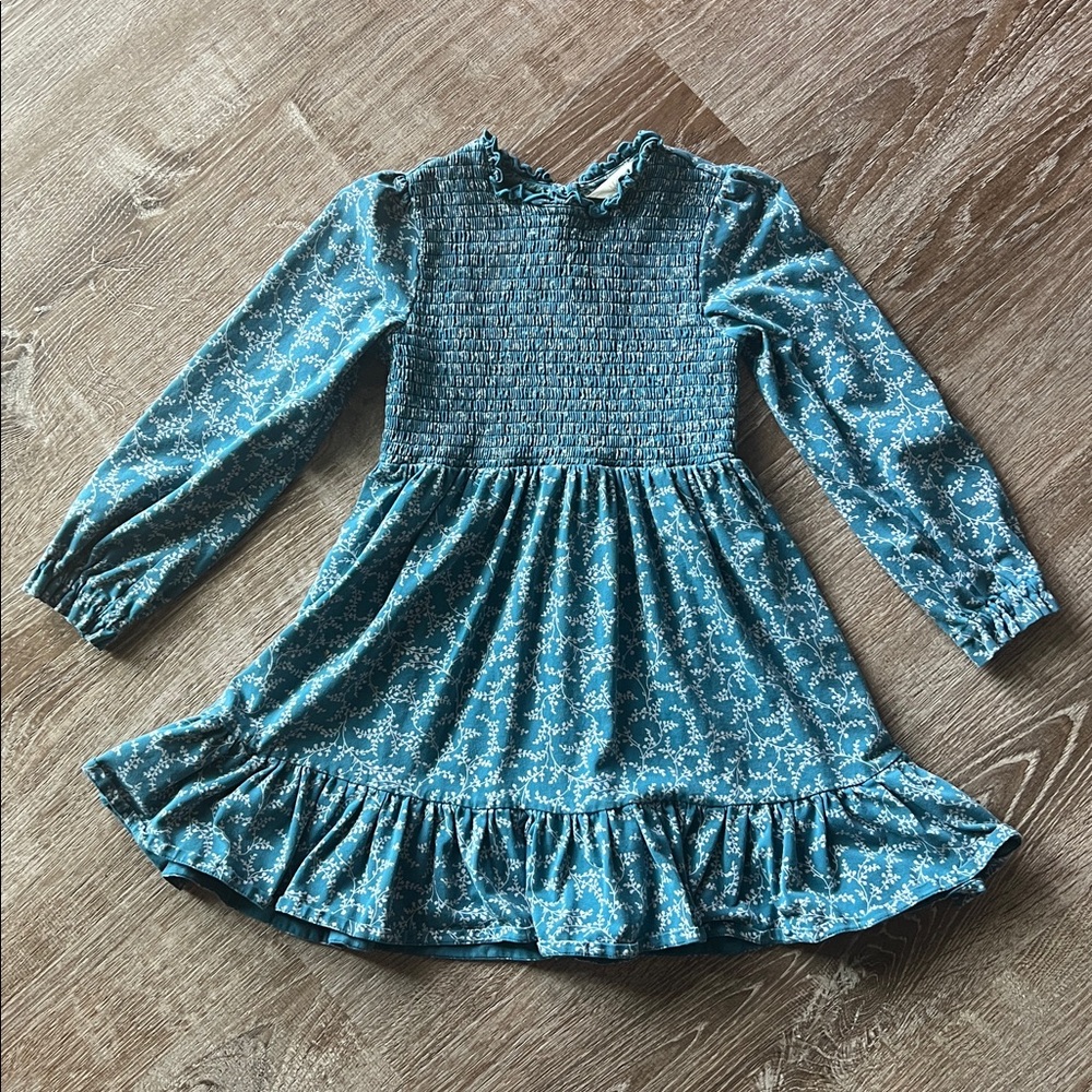 Matilda Jane Just Imagine Zoey Girls Floral Smocked Dress size 6 - Picture 4 of 6